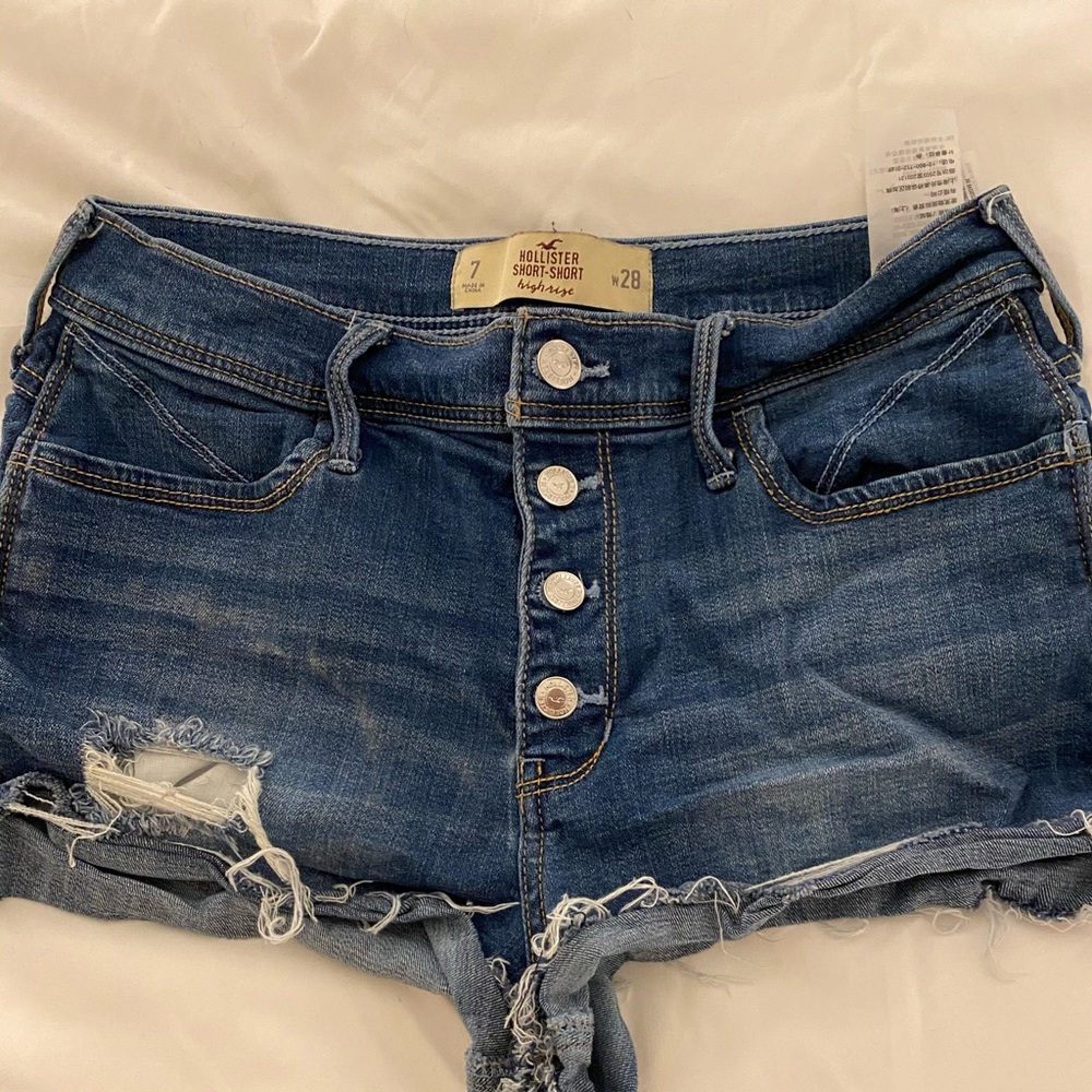 High rise shorts